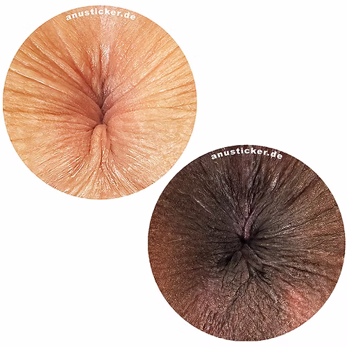 Anusticker Sticker "White & Black&quot